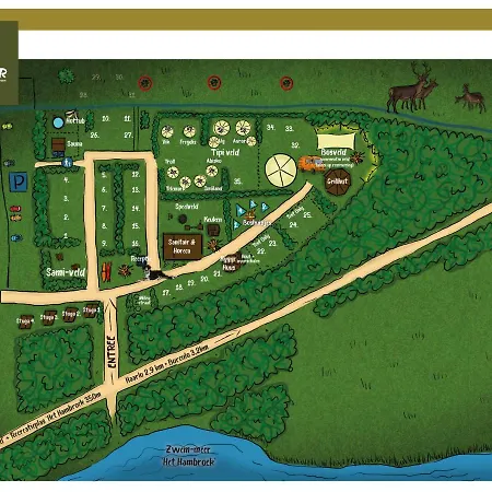 Tipi-Tent Met Outdoor Cooking Mogelijkheid *