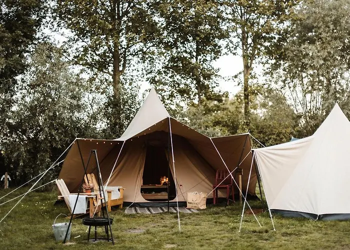 Tipi-Tent Met Outdoor Cooking Mogelijkheid * Borculo